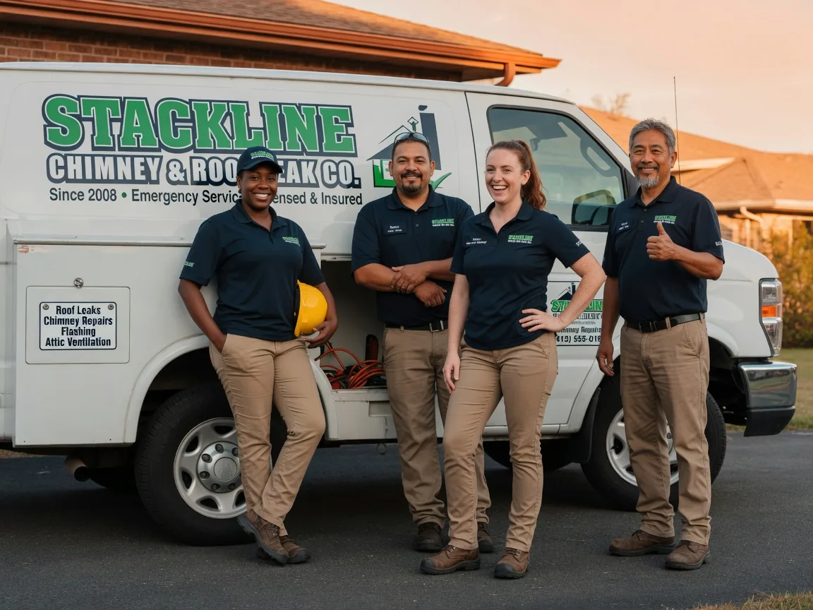 Chimney flashing repair company in Bryant, IA